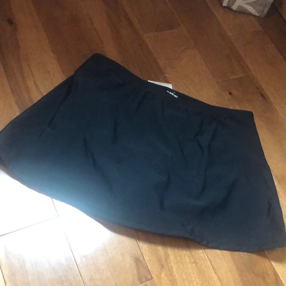 T.H.E.  Topanga Swim skirt with built in brief